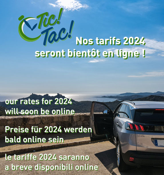 Tarifs location voiture 2024