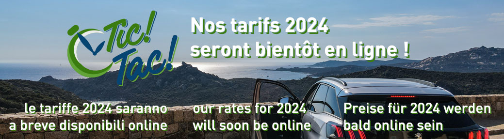 Location voiture tarifs 2024